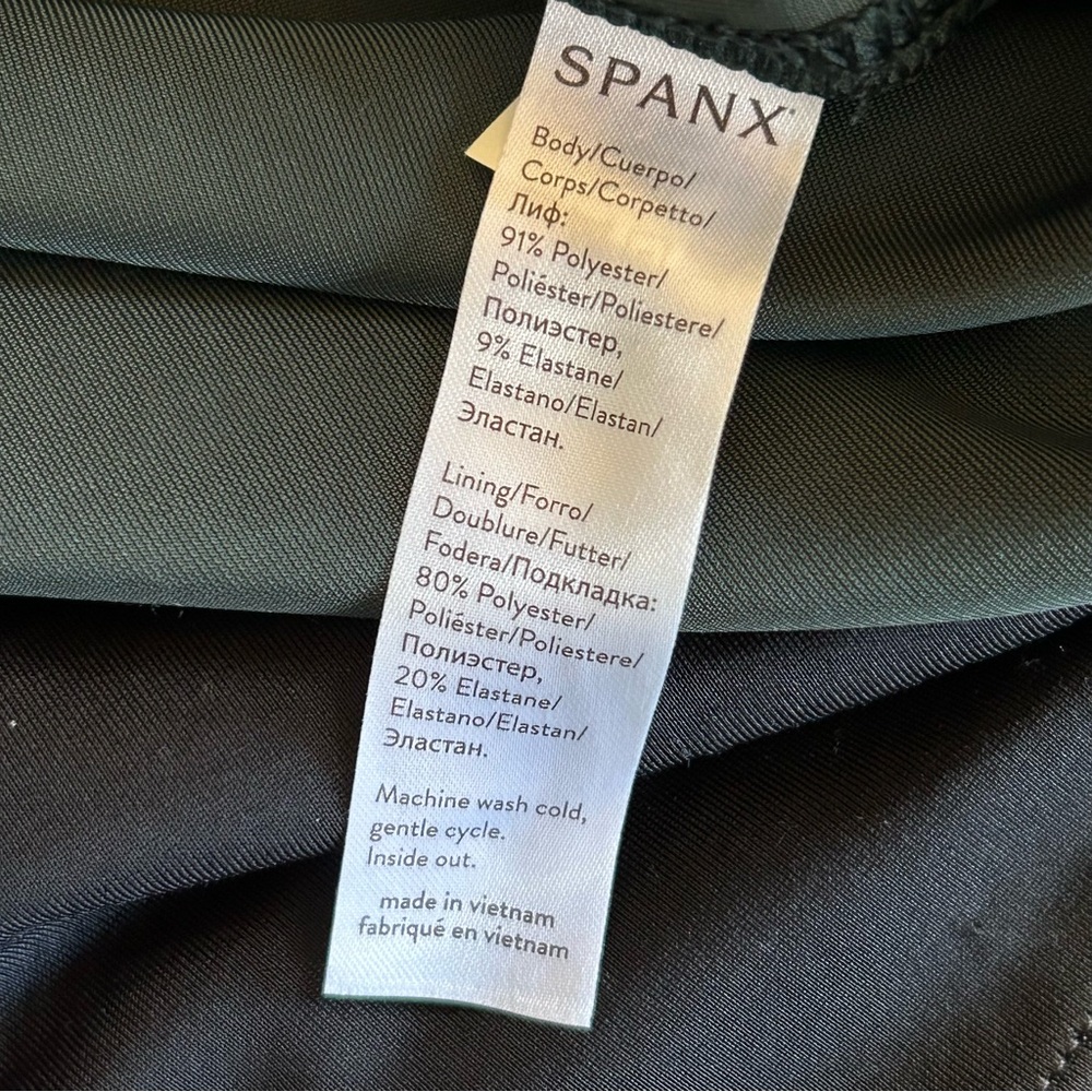 NWOT Spanx Velvet Tummy Control Malachite Green Leggings Pants size 2X. - Picture 11 of 11